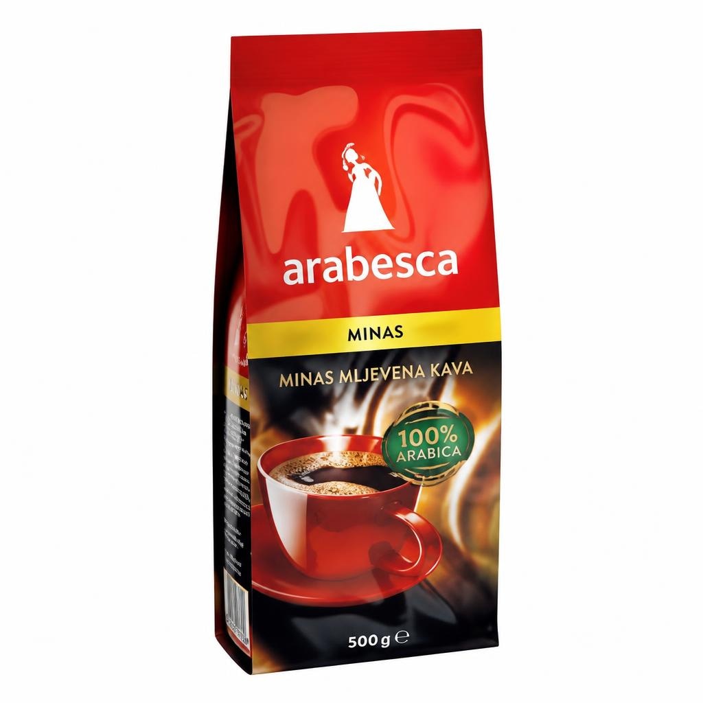 Kava Arabesca Minas 500 g Akcija u trgovini Spar