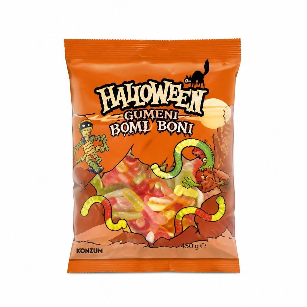 Halloween gumeni bomboni 450 g Akcija u trgovini Lidl