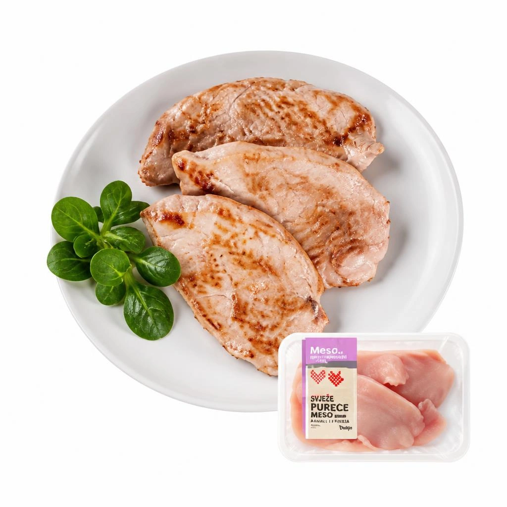 Meso Hrvatskih Farmi svježi pureći odresci iz filea prsa 450 g Akcija u trgovini Lidl