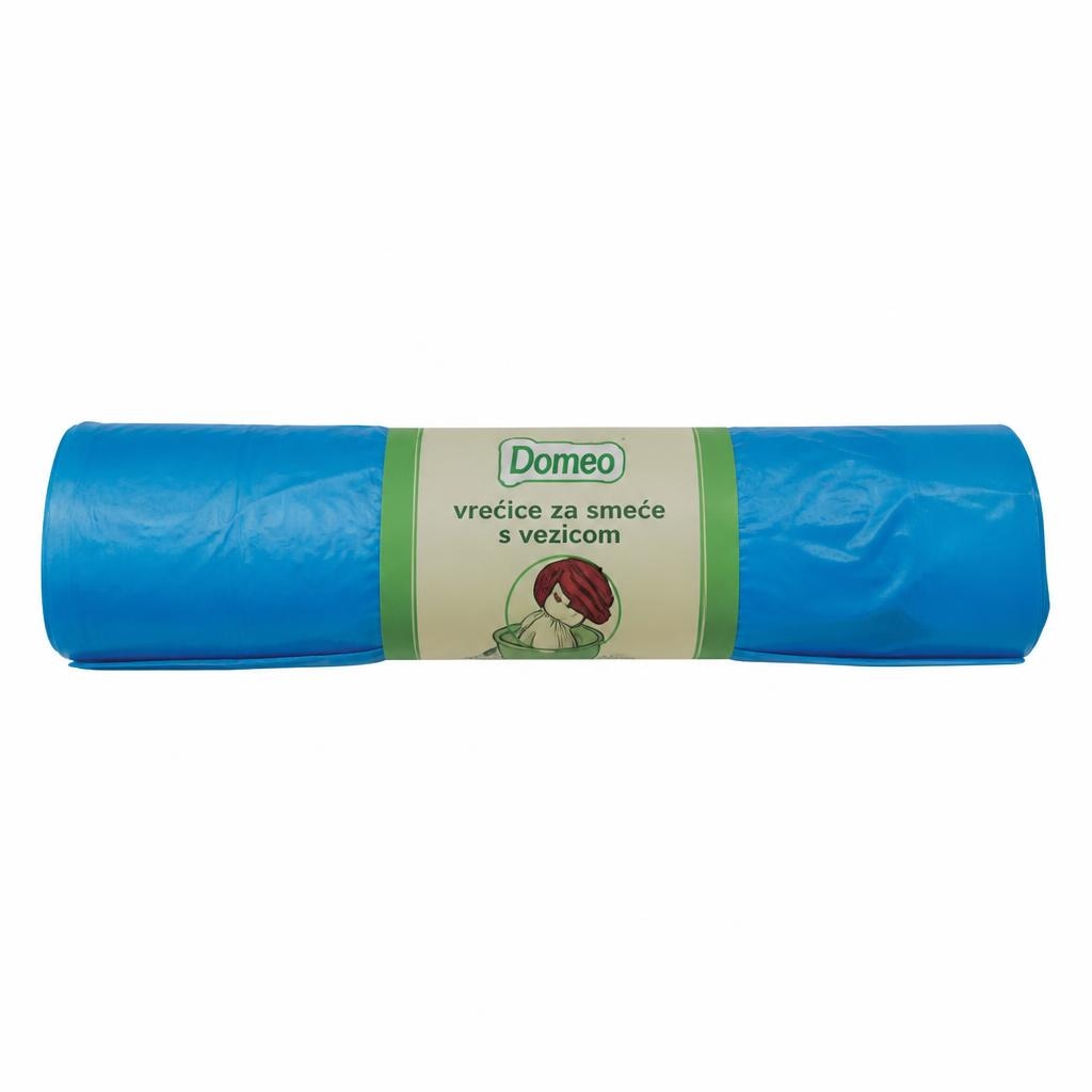 Domeo vrećica za smeće s vezicom 15 kom/pak, 70 L, 60 x 77 cm - Akcija u trgovini NTL
