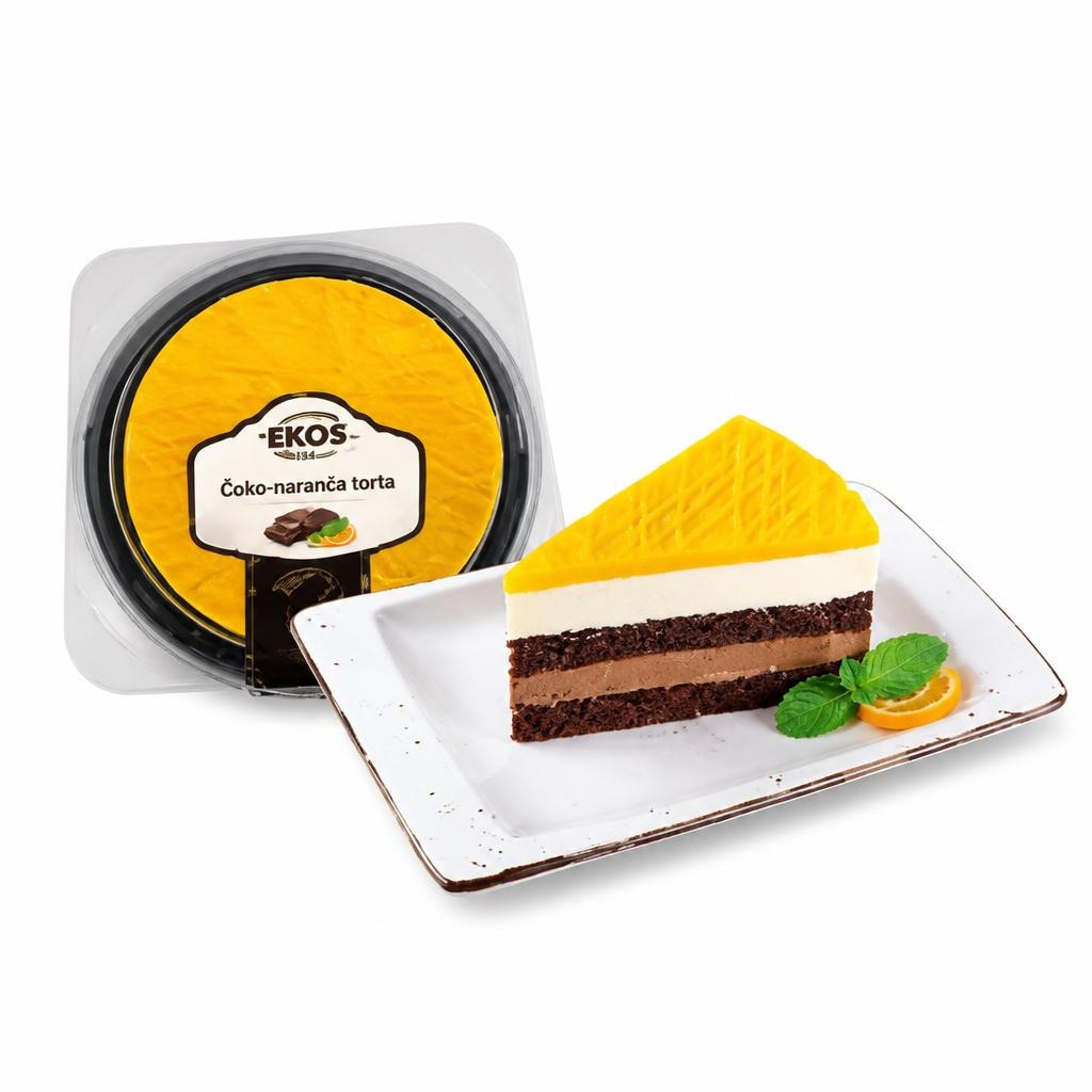 Čoko-naranča torta 750 g Akcija u trgovini Plodine