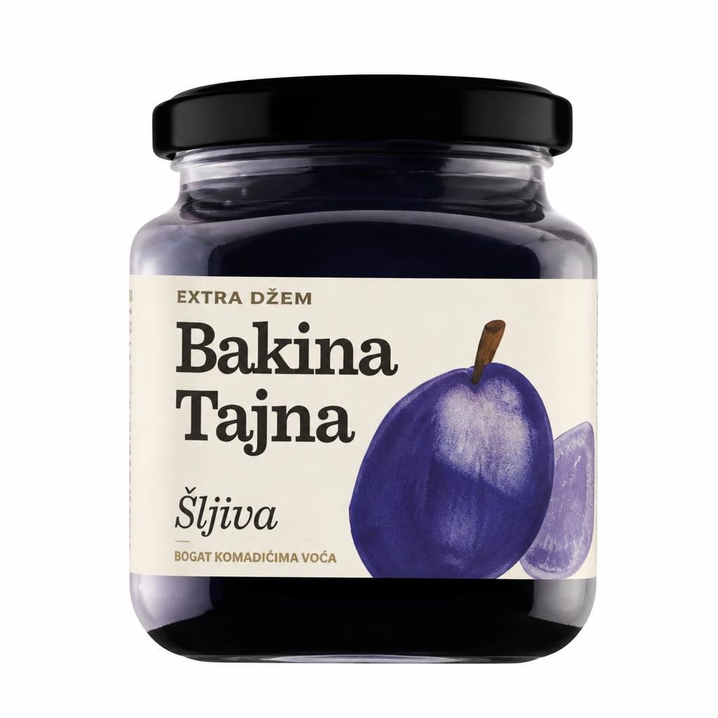 Bakina Tajna džemovi i pekmezi - Akcija u trgovini Ribola
