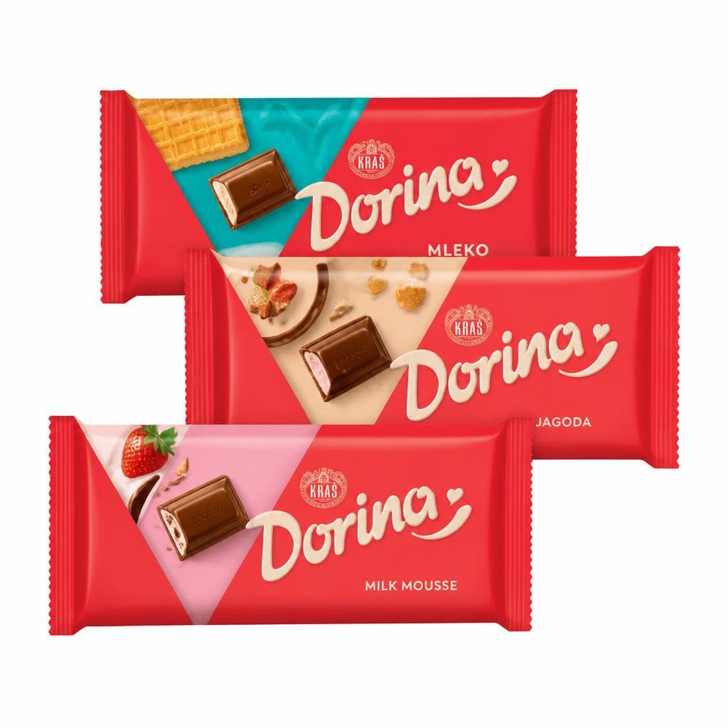 Čokolada Dorina od 75 g do 105 g Akcija u trgovini Spar
