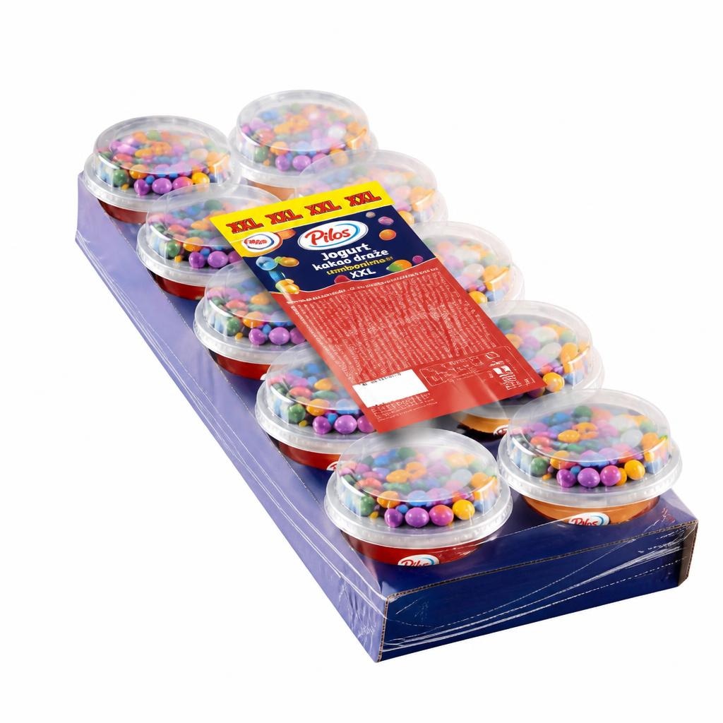 Pilos jogurt s kakao draže bombonima XXL 10 x 135 g Akcija u trgovini Lidl