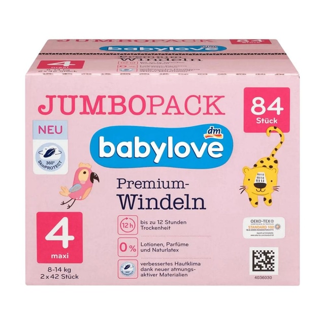 babylove premium pelene jumbo maxi vel. 4 - Dm katalog