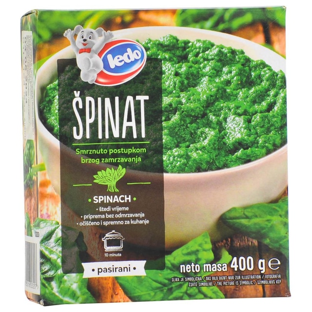 Ledo Špinat - Pivac akcije