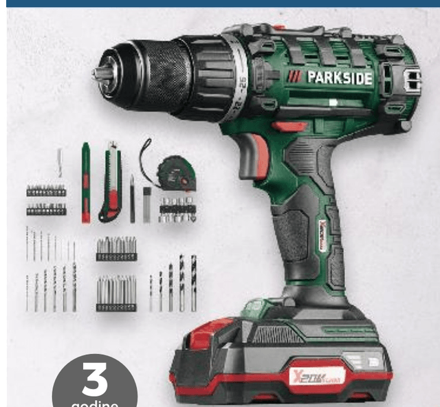 Aku bušilica-odvijač - Kaufland akcije alata