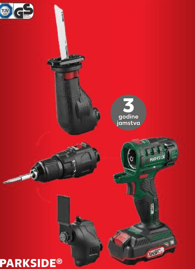 Parkside Aku kombinirani uređaj 20 V - Kaufland katalog