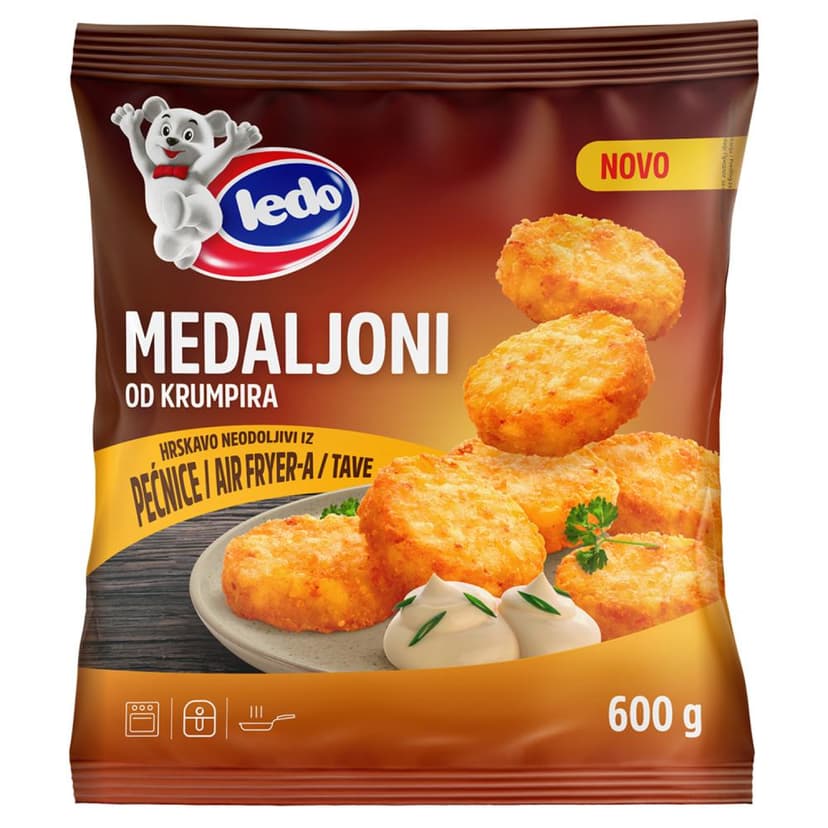 Ledo Medaljoni od krumpira 600g: Akcija (Studenac) 04.02
