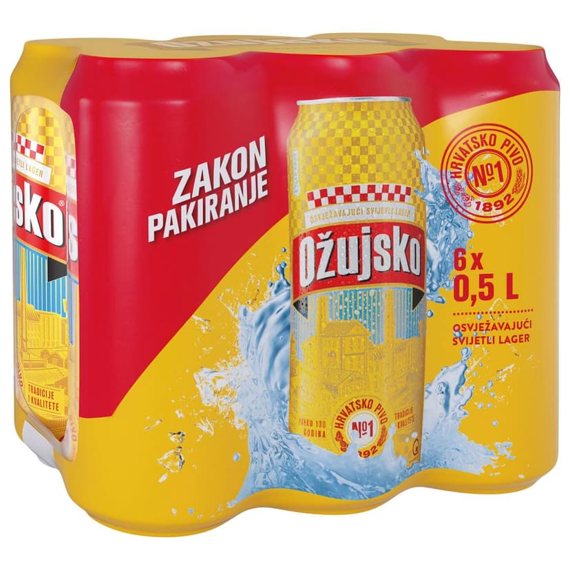 Ožujsko Balote Pivo Ožujsko 6 x 0,5l: Akcija (KTC) 17.12